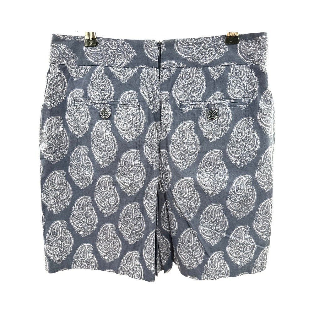 Peter‎ Millar Paisley Golf Skirt Size 6 Blue Cotton Stretch Resort Preppy - Picture 3 of 7